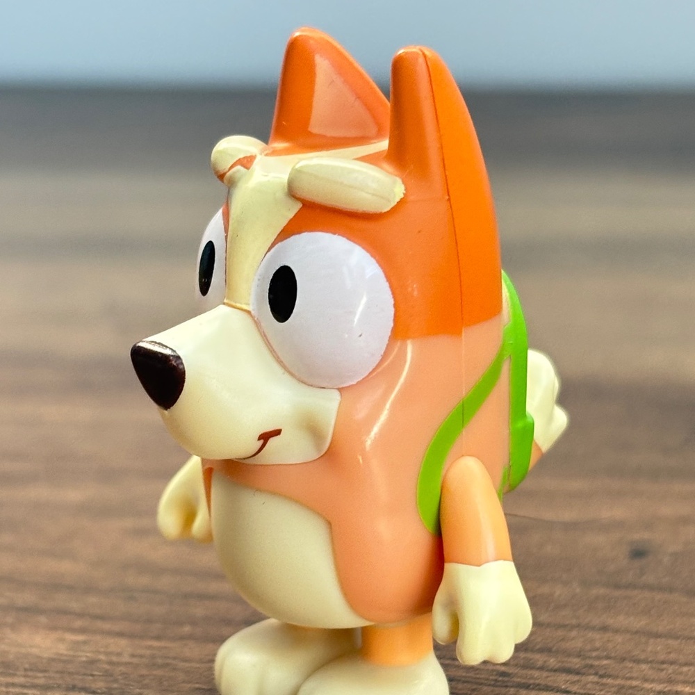 Bluey BINGO Toy Figure BACKPACK for School Playset Back to School Cake Topper
